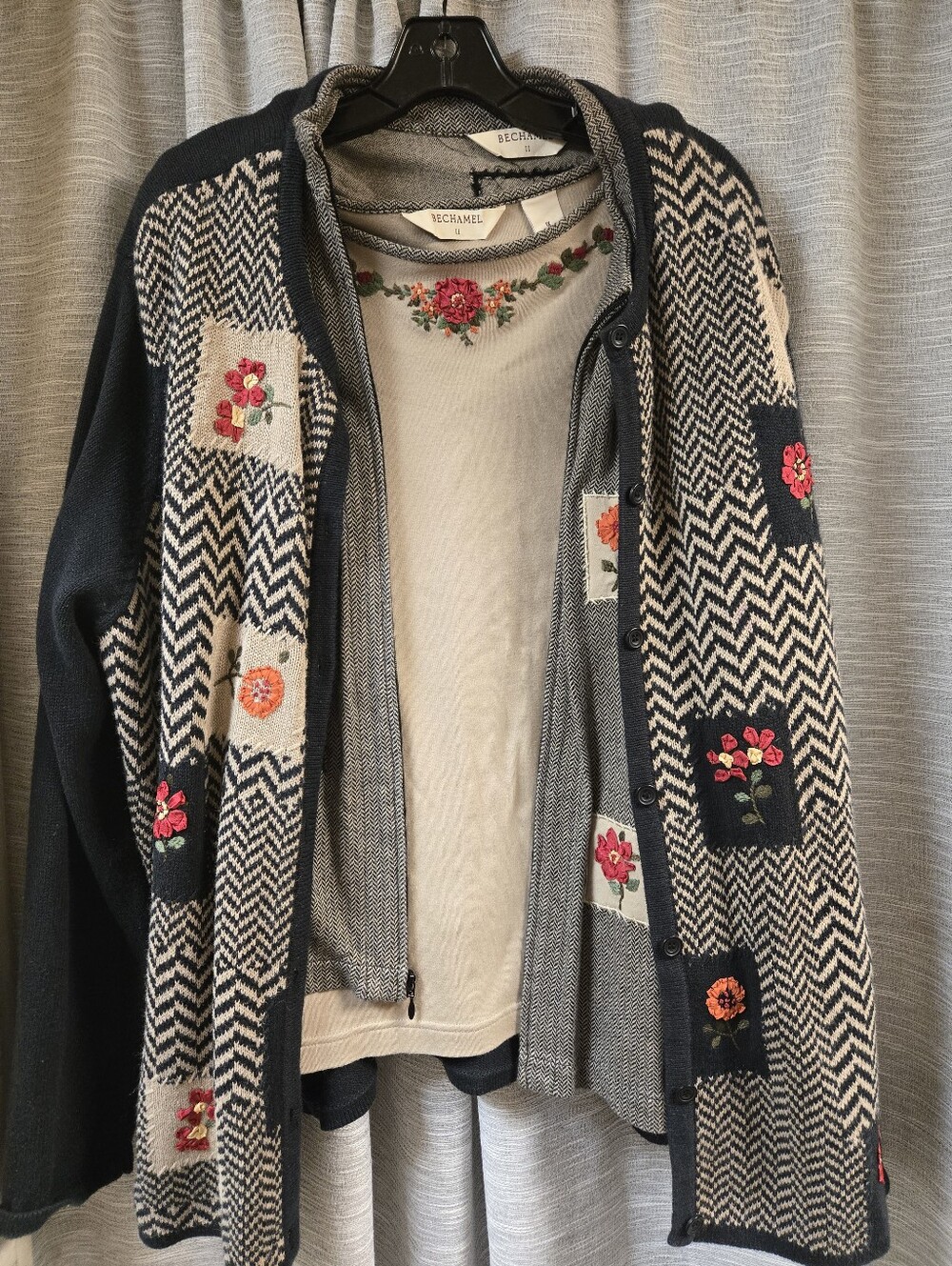 Bechamel Petites 3-piece cardigan twin set